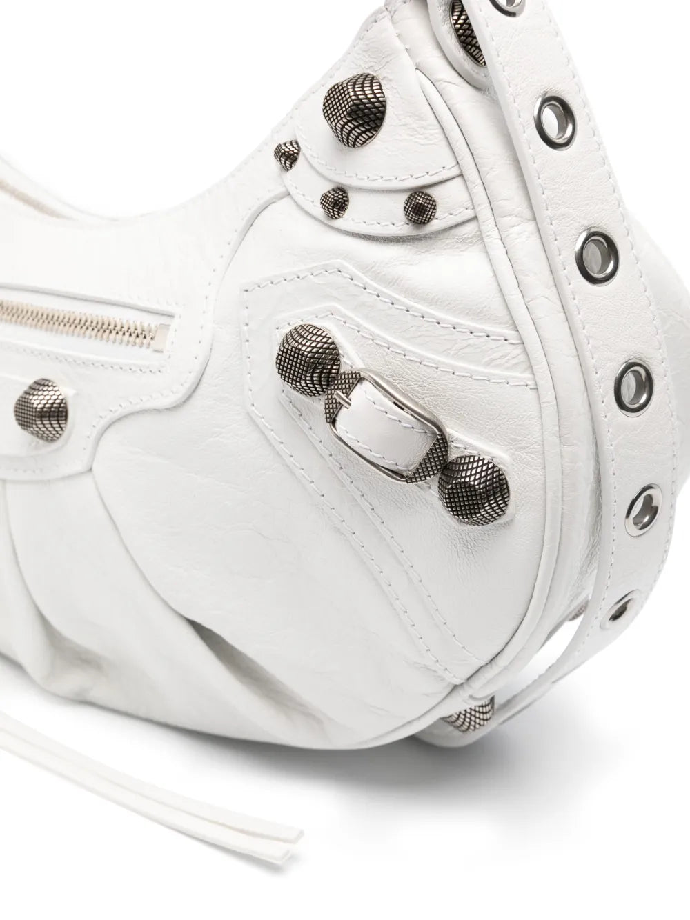 Balenciaga Le Cagole S Leather Shoulder Bag — Same as shown — Size One Size — Top View