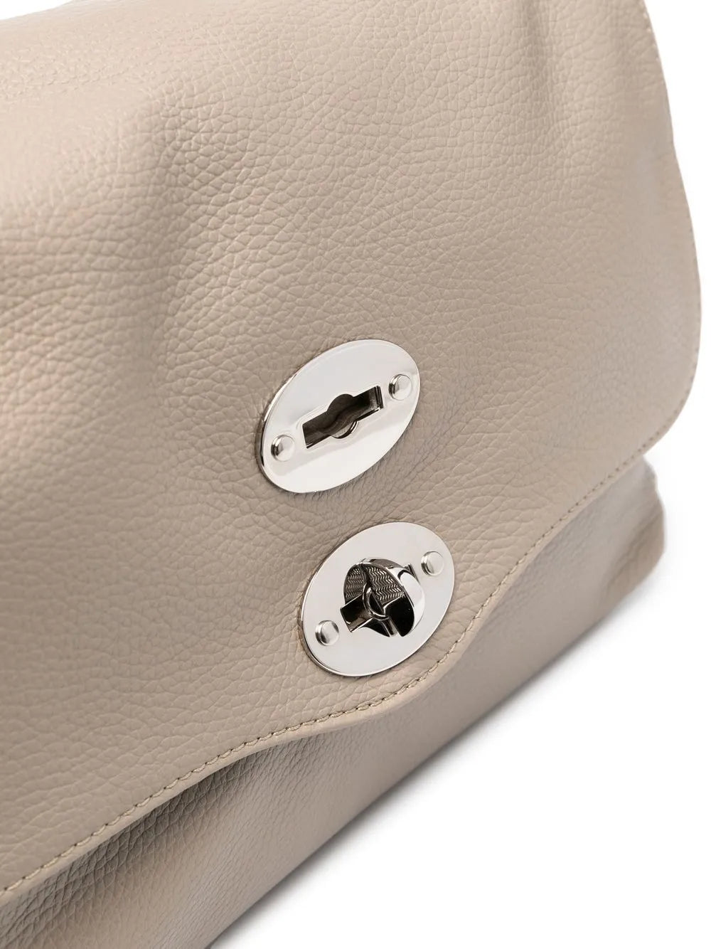 Zanellato Stud Detail Leather Shoulder Bag — Same as shown — Size One Size — Detail View