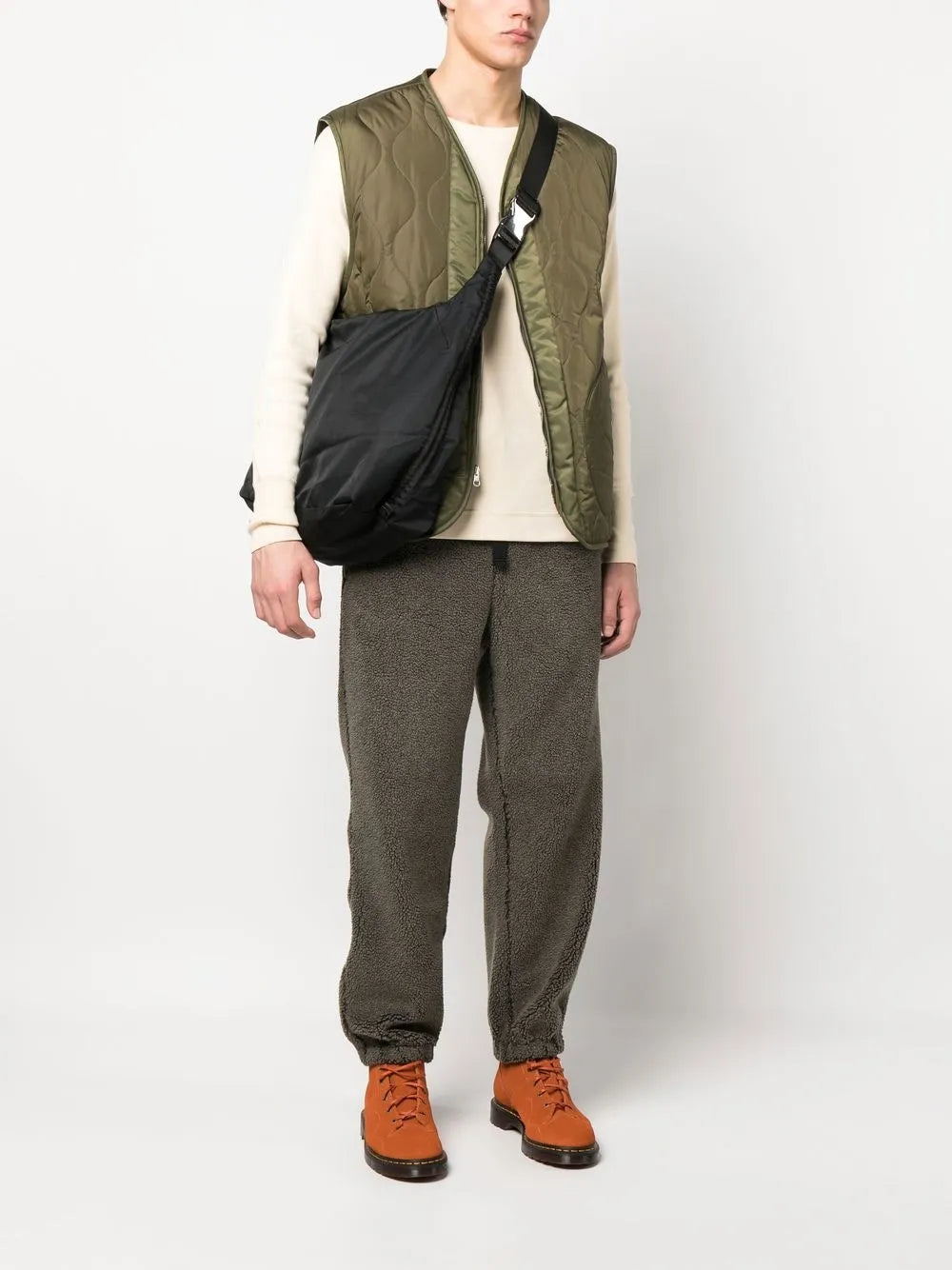 Arcs Buckle Detail Shoulder Bag — Same as shown — Size One Size — Side View