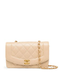 Chanel Pre Owned 1994 1996 Small Diana Shoulder Bag — Same as shown — Size One Size — Front View