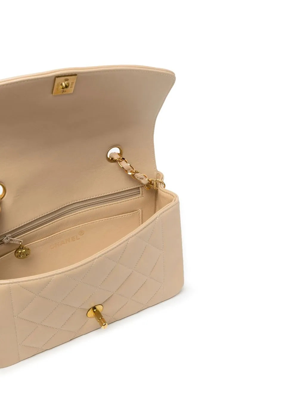 Chanel Pre Owned 1994 1996 Small Diana Shoulder Bag — Same as shown — Size One Size — Detail View