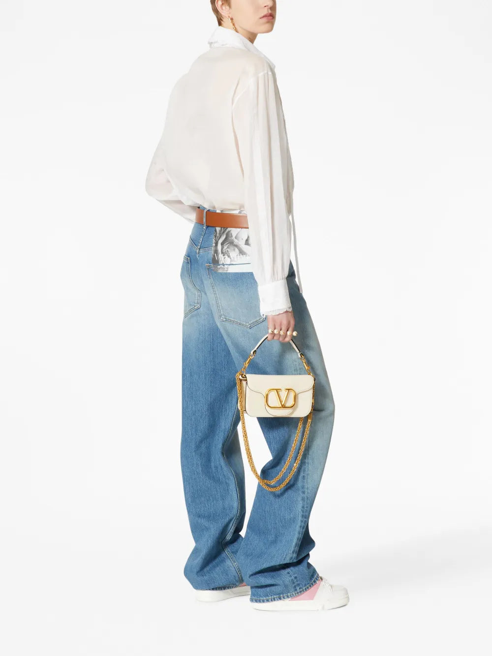 Valentino Garavani Small Loco Shoulder Bag — Same as shown — Size One Size — Side View