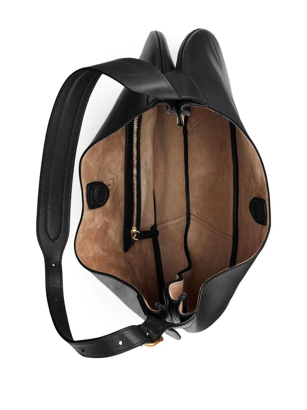 Polo Ralph Lauren Leather Shoulder Bag — Same as shown — Size One Size — Detail View