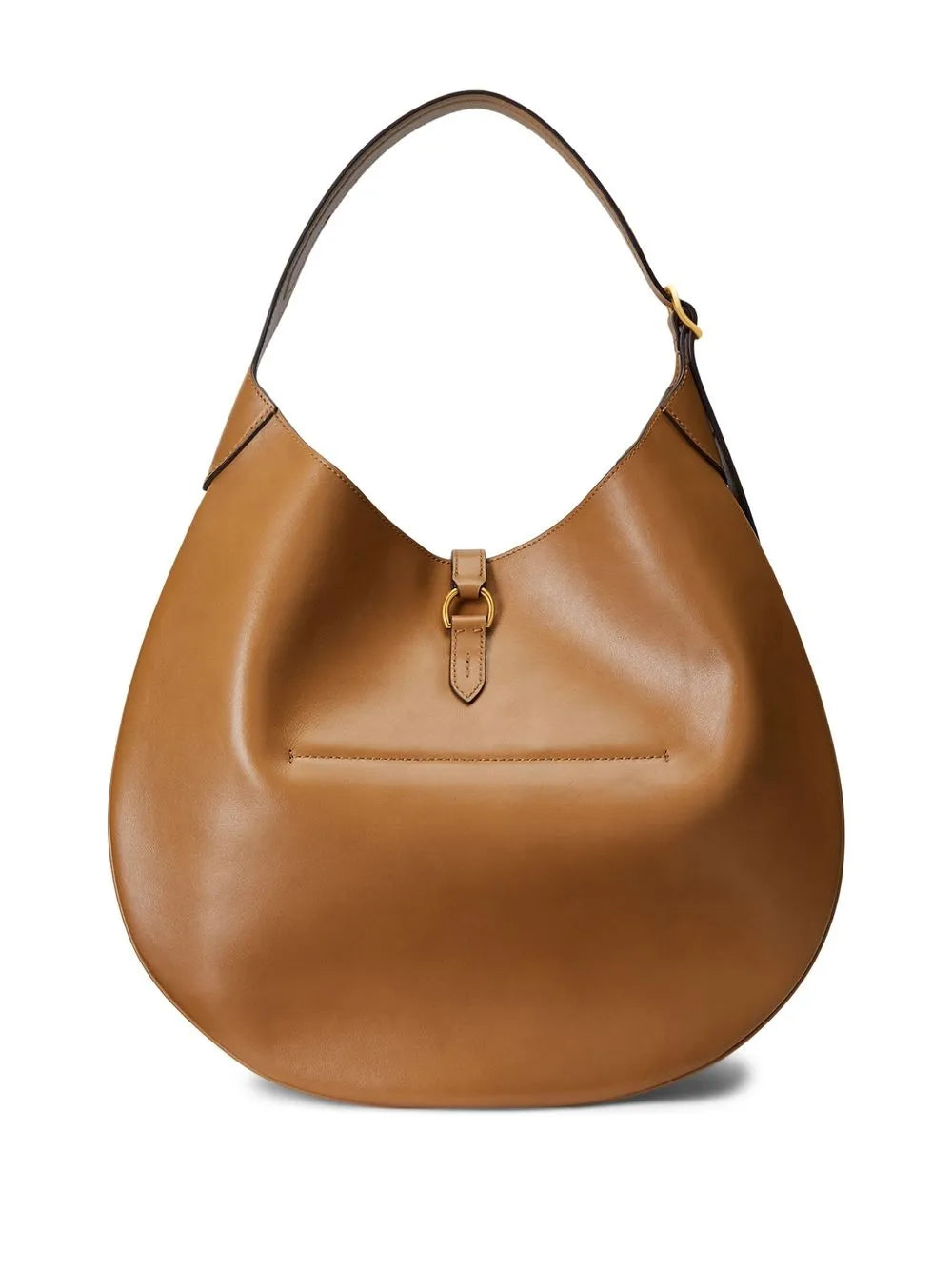 Polo Ralph Lauren Medium Leather Shoulder Bag — Same as shown — Size One Size — Back View