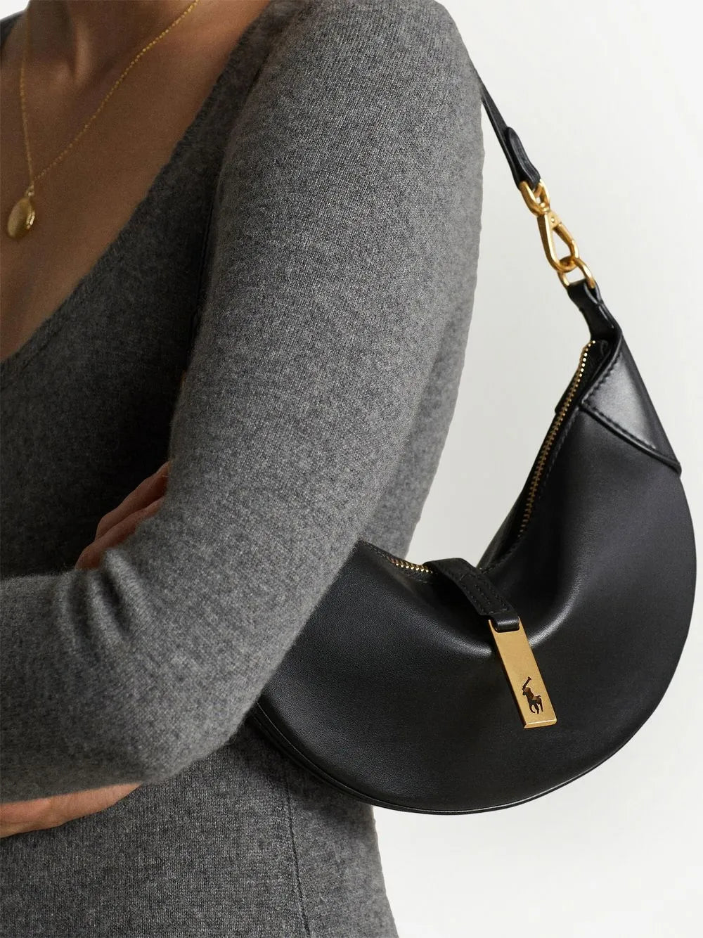 Polo Ralph Lauren Polo Id Mini Shoulder Bag — Same as shown — Size One Size — Side View