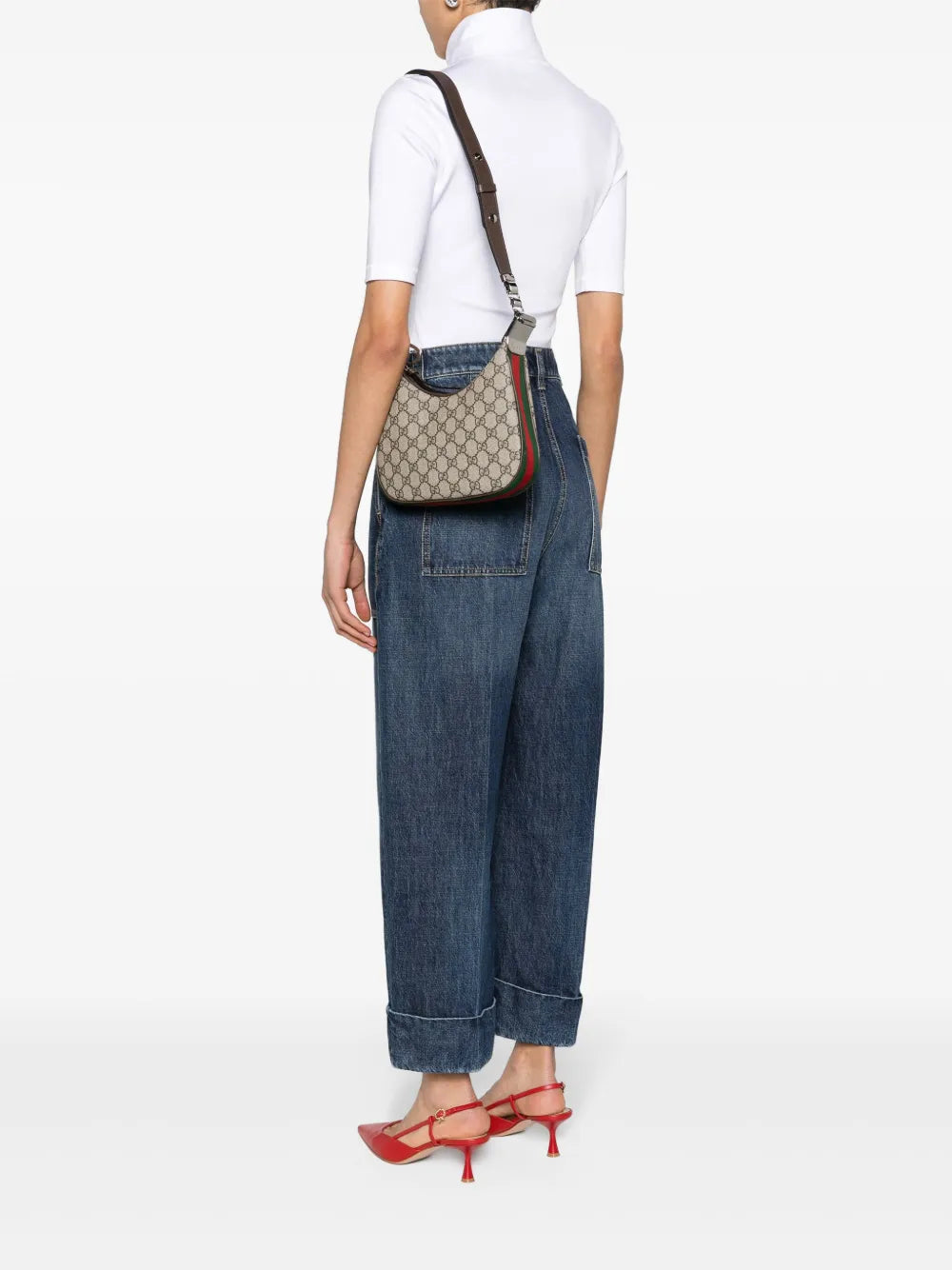 Gucci Small Attache Shoulder Bag — Same as shown — Size One Size — Side View