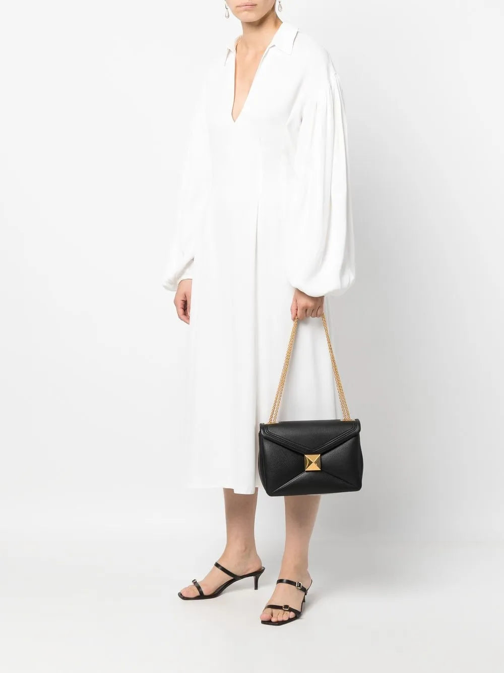 Valentino Garavani Rockstud Quilted Shoulder Bag — Same as shown — Size One Size — Side View