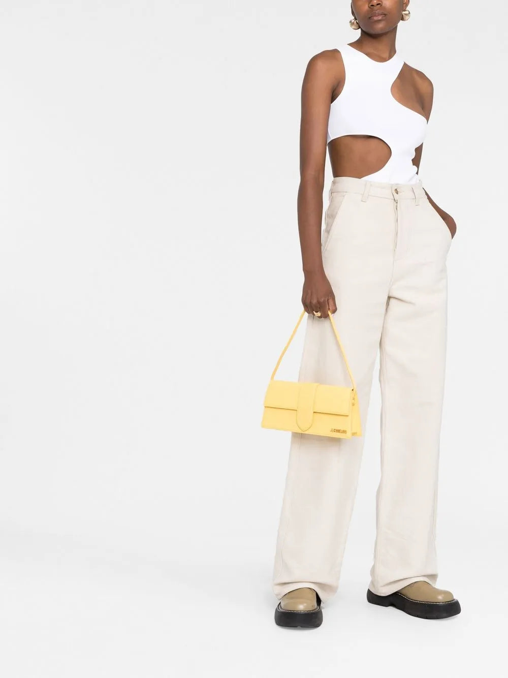 Jacquemus Le Bambino Long Shoulder Bag — Same as shown — Size One Size — Side View