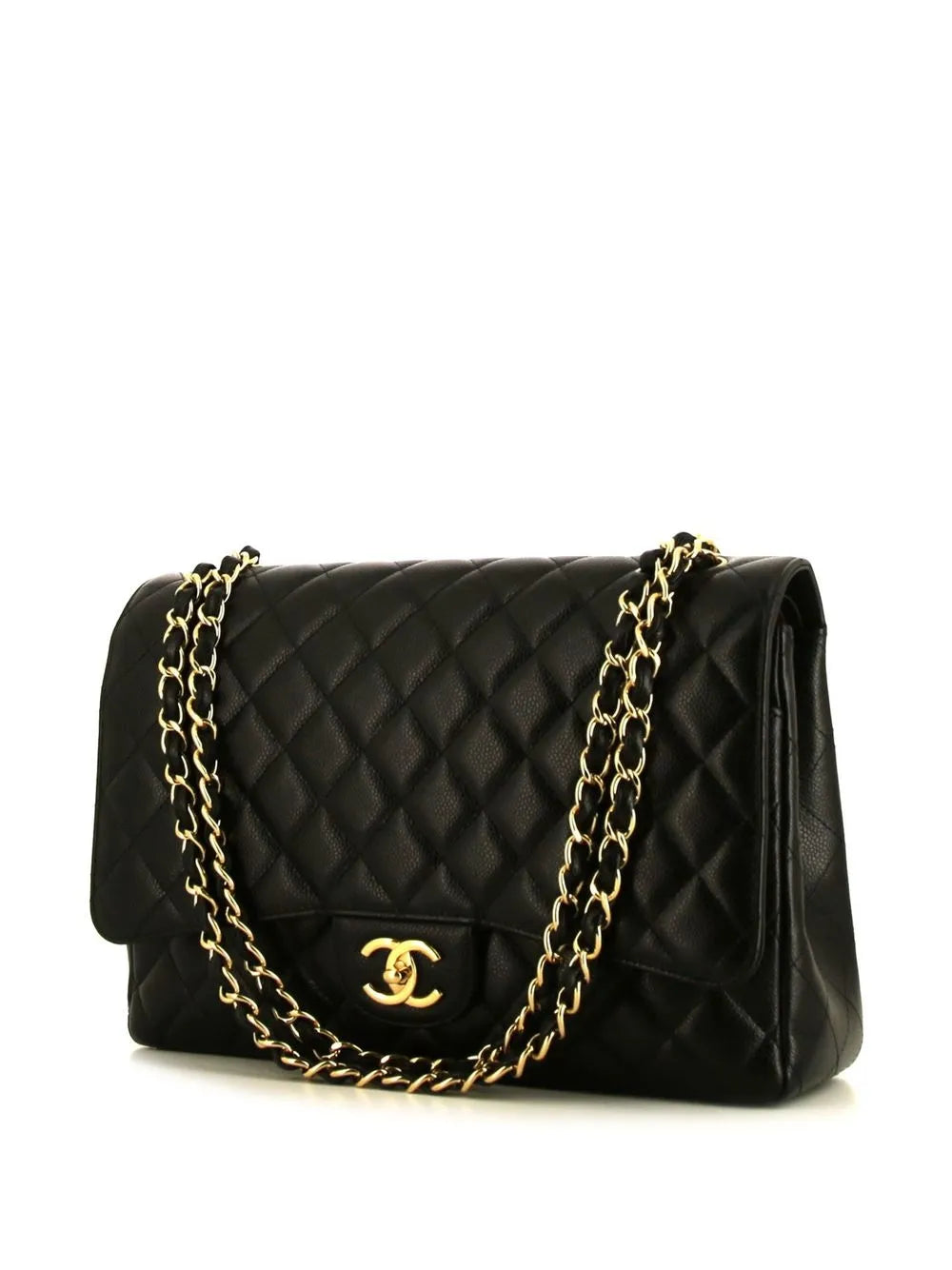 Chanel Pre Owned Timeless Jumbo Classic Flap Shoulder Bag — Same as shown — Size One Size — Back View