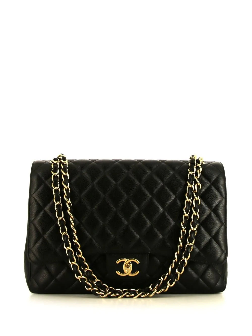 Chanel Pre Owned Timeless Jumbo Classic Flap Shoulder Bag — Same as shown — Size One Size — Front View