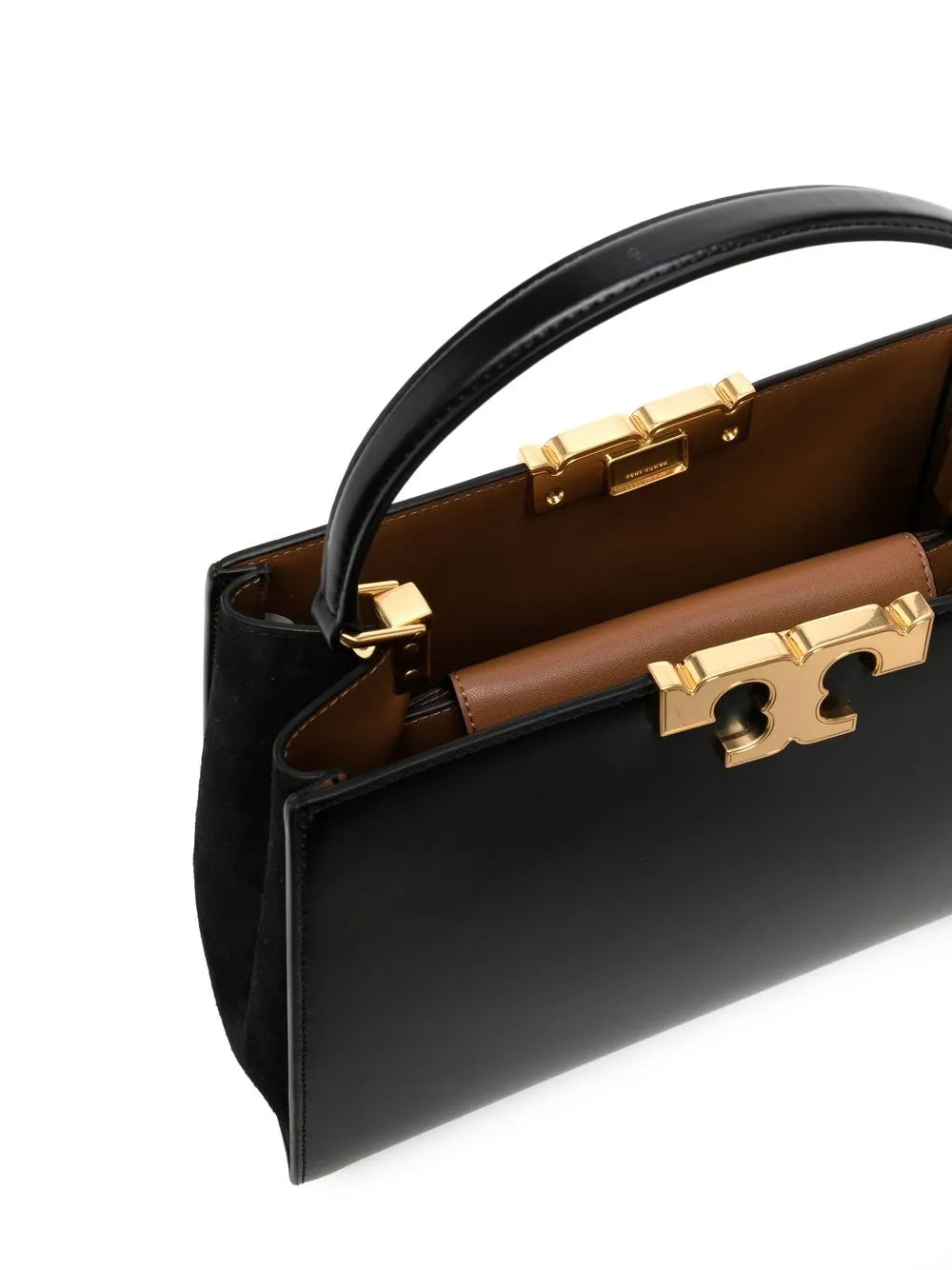 Tory Burch Eleanor Leather Satchel Bag — Same as shown — Size One Size — Detail View