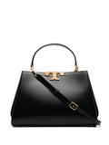 Tory Burch Eleanor Leather Satchel Bag — Same as shown — Size One Size — Front View