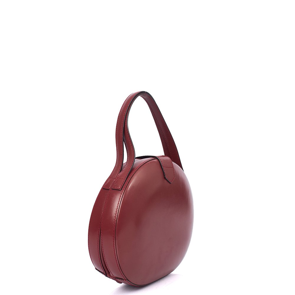 Loewe Top Handle Shoulder Bag in Brown, Leather — Side View
