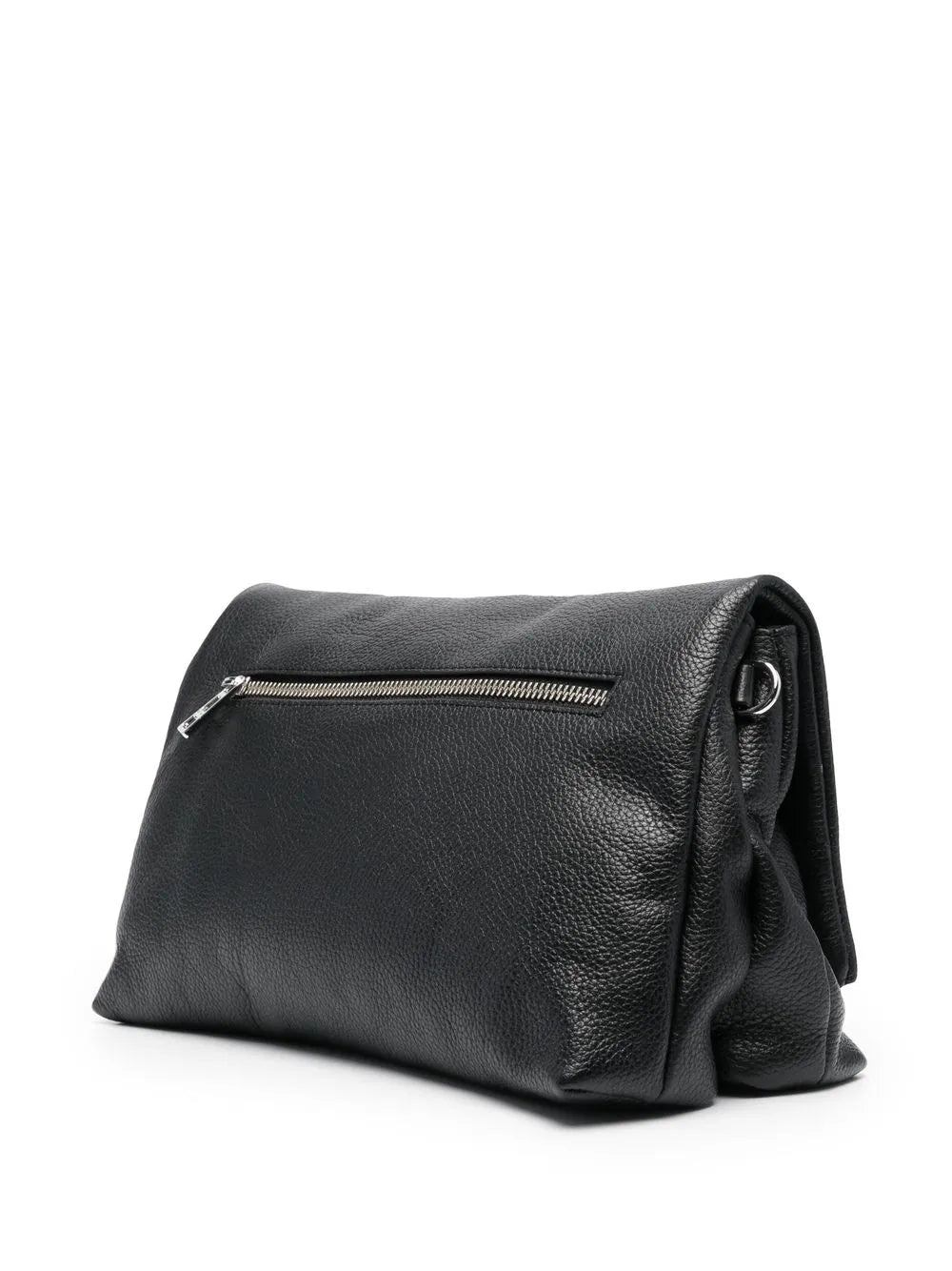 Zadigvoltaire Logo Plaque Leather Shoulder Bag — Same as shown — Size One Size — Back View