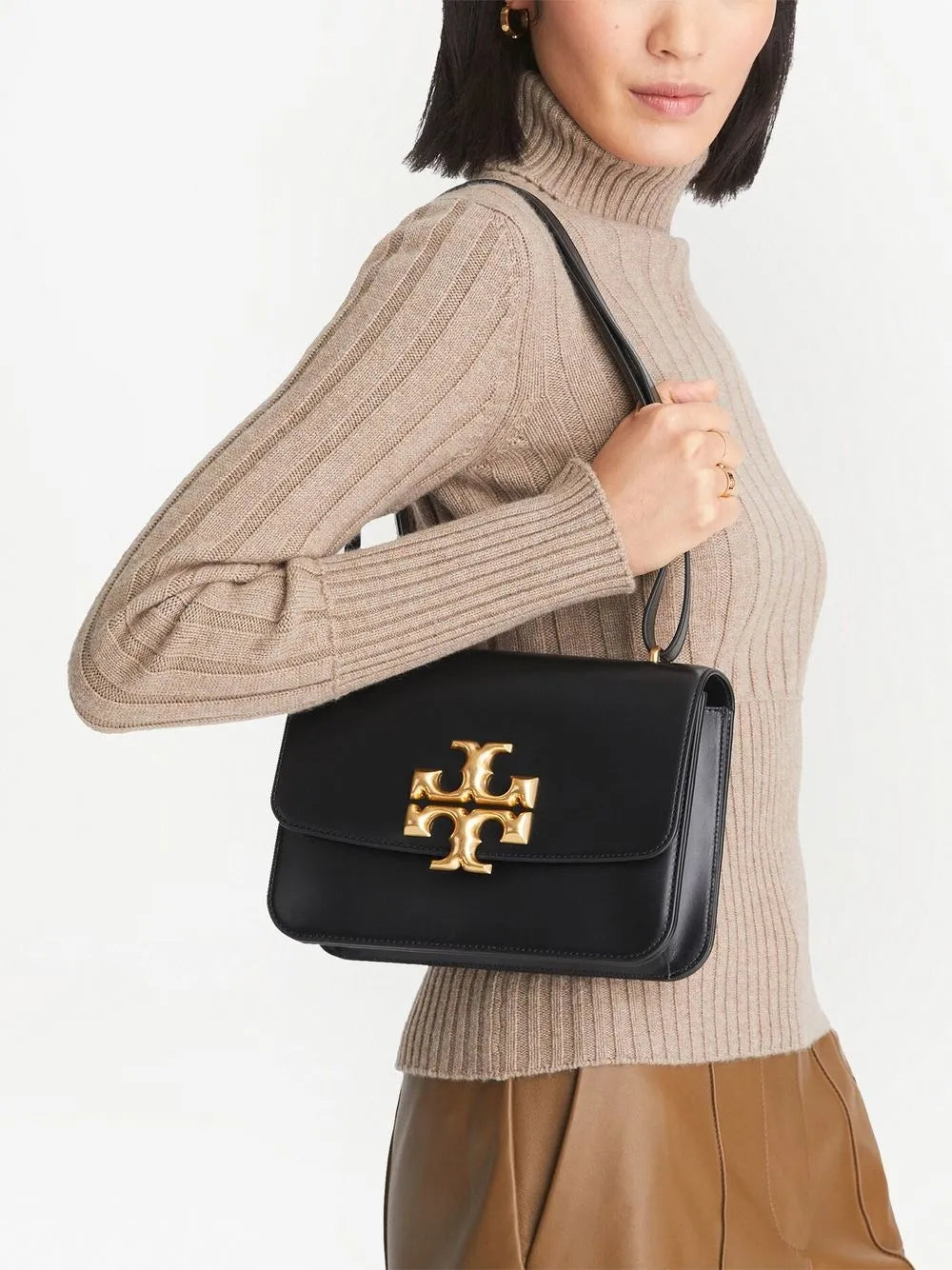 Tory Burch Eleanor Convertible Shoulder Bag — Same as shown — Size One Size — Side View