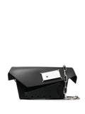 Maison Margiela Snatched Leather Shoulder Bag — Same as shown — Size One Size — Front View