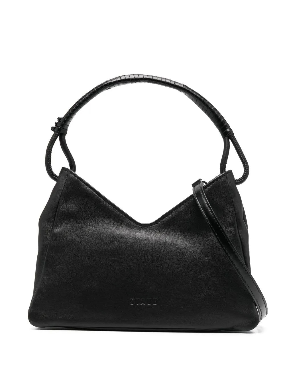 Staud Leather Shoulder Bag — Same as shown — Size One Size — Front View