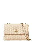Tory Burch Kira Chevron Convertible Shoulder Bag — Same as shown — Size One Size — Front View