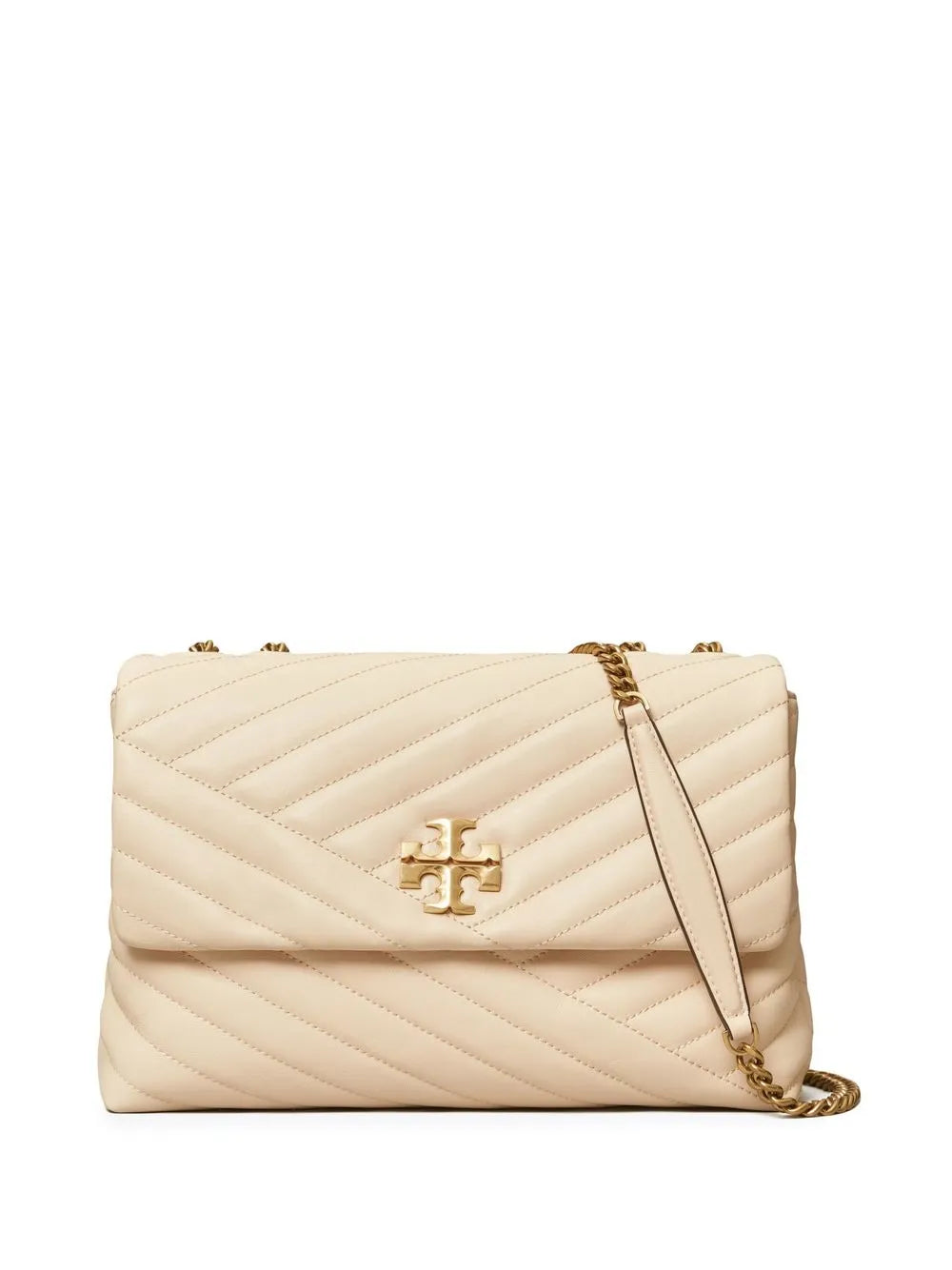 Tory Burch Kira Chevron Convertible Shoulder Bag — Same as shown — Size One Size — Front View