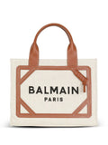 Balmain Small B Army Logo Tote Bag — Same as shown — Size One Size — Front View