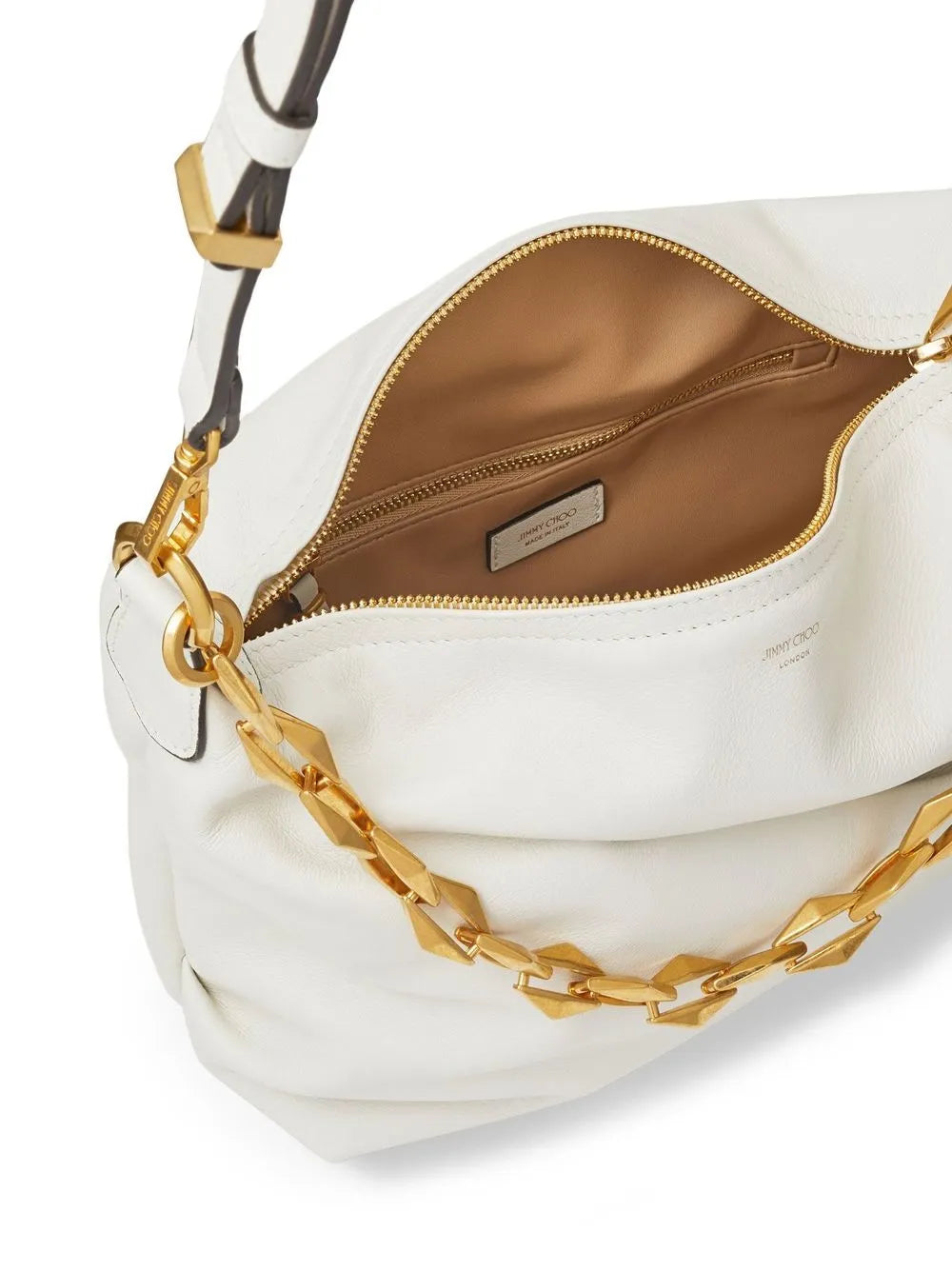 Jimmy Choo Diamond Soft Hobo Shoulder Bag — Same as shown — Size One Size — Detail View