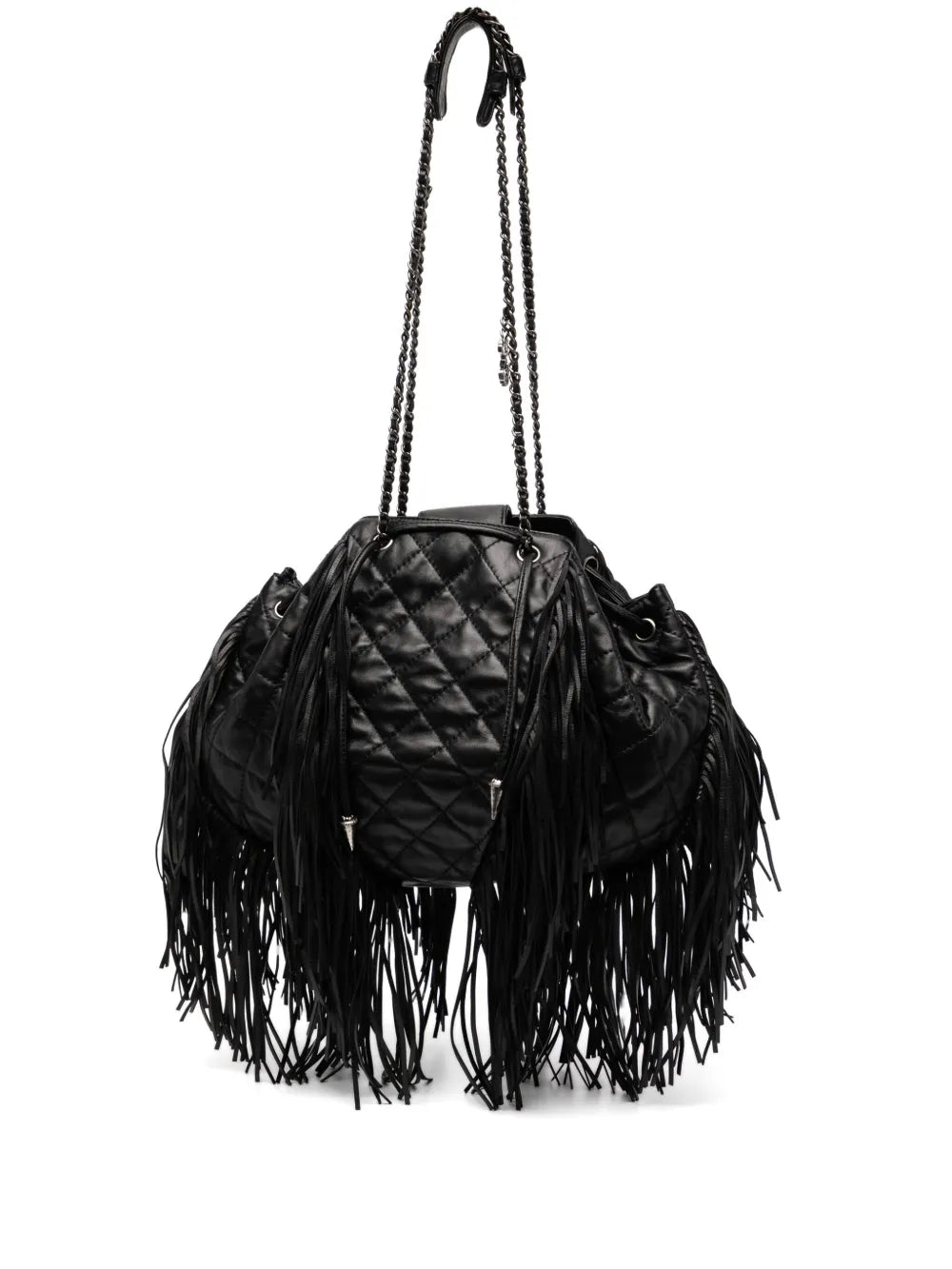 Chanel Pre Owned 2014 Western Fringe Shoulder Bag — Same as shown — Size One Size — Front View
