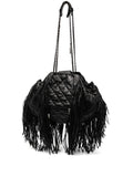 Chanel Pre Owned 2014 Western Fringe Shoulder Bag — Same as shown — Size One Size — Front View