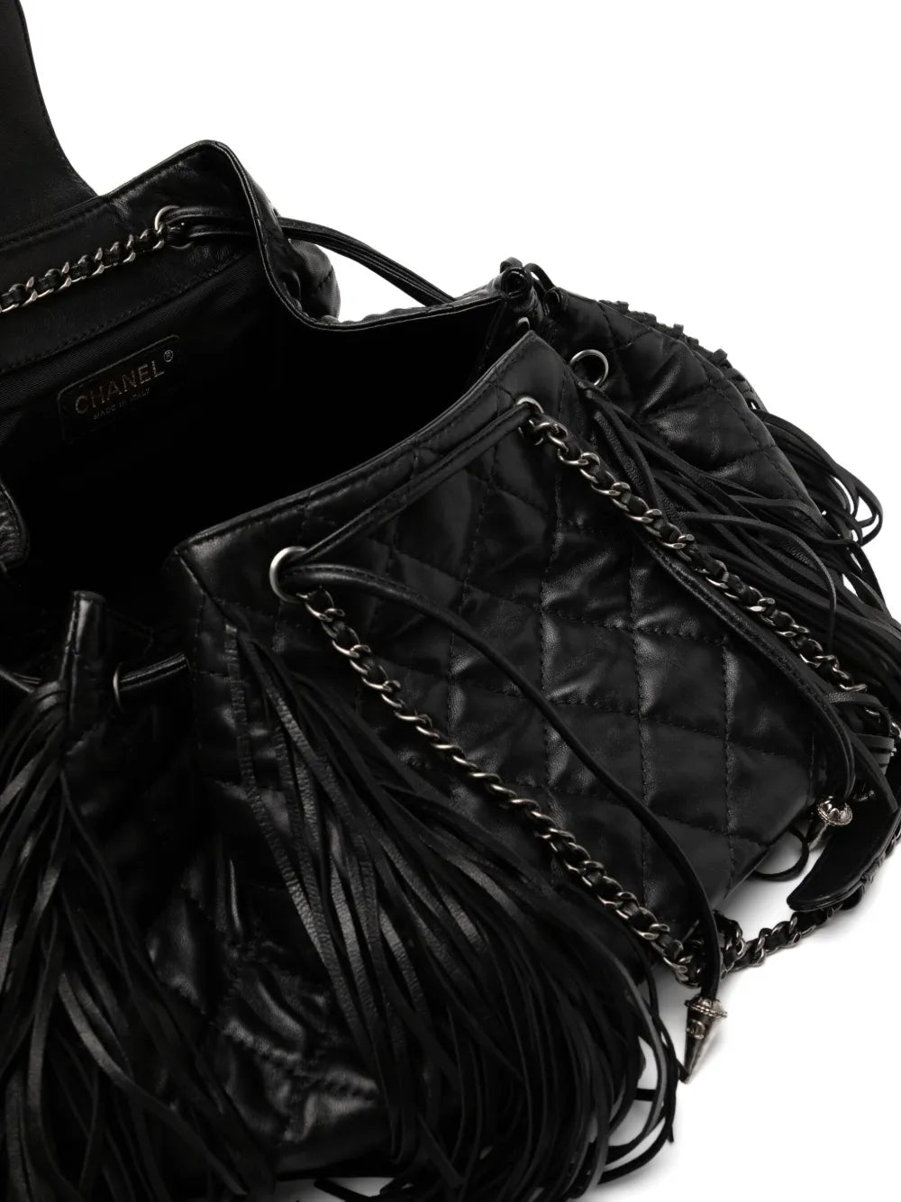 Chanel Pre Owned 2014 Western Fringe Shoulder Bag — Same as shown — Size One Size — Detail View