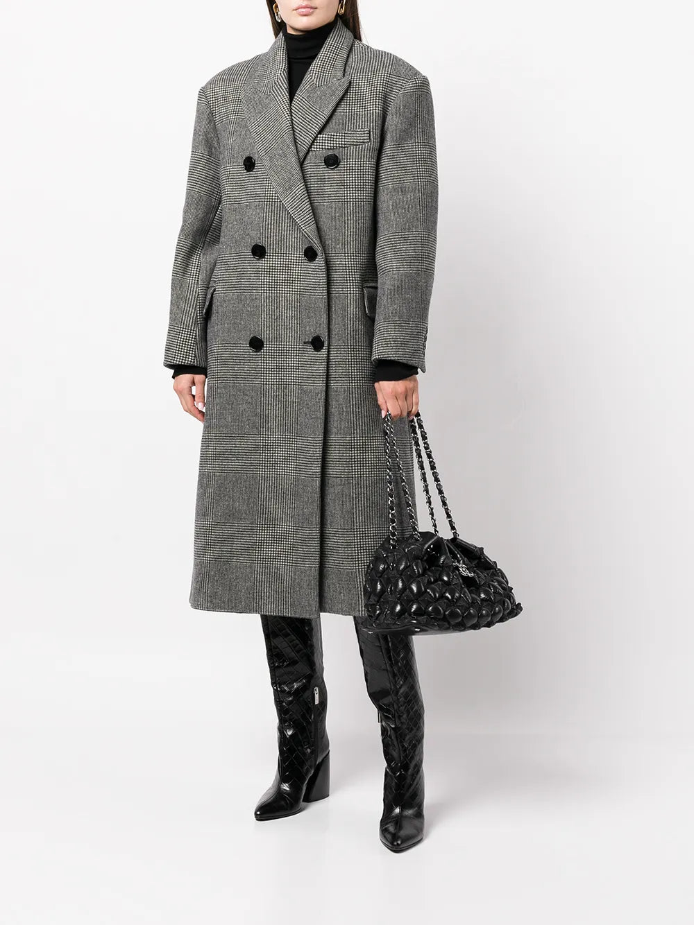 Chanel Pre Owned 2009 Metiers Dart Shoulder Bag — Same as shown — Size One Size — Side View