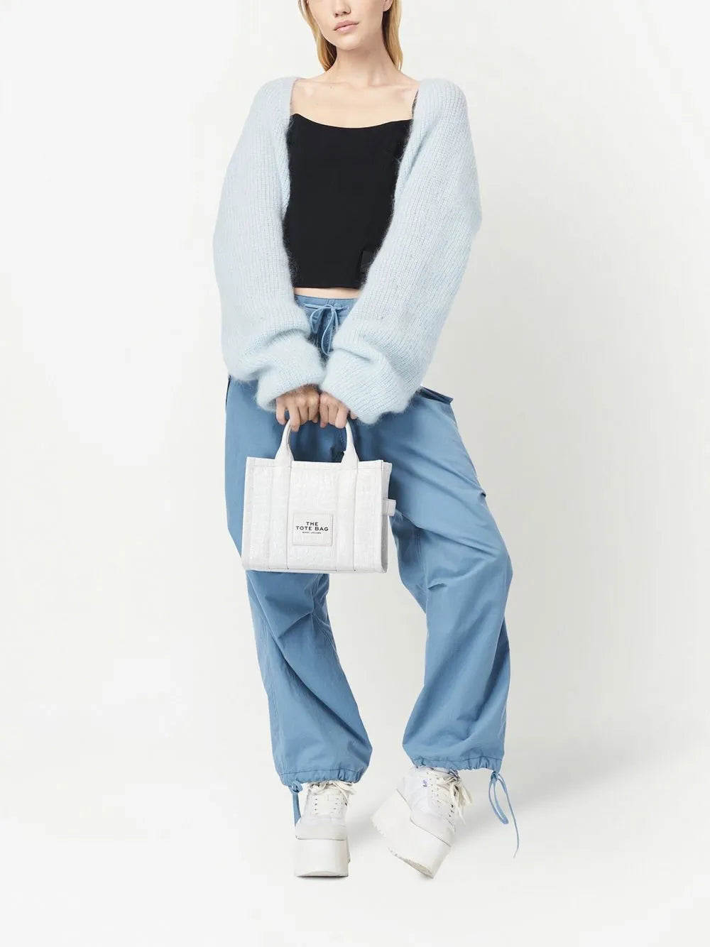 Marc Jacobs The Croc Embossed Small Tote Bag — Same as shown — Size One Size — Side View