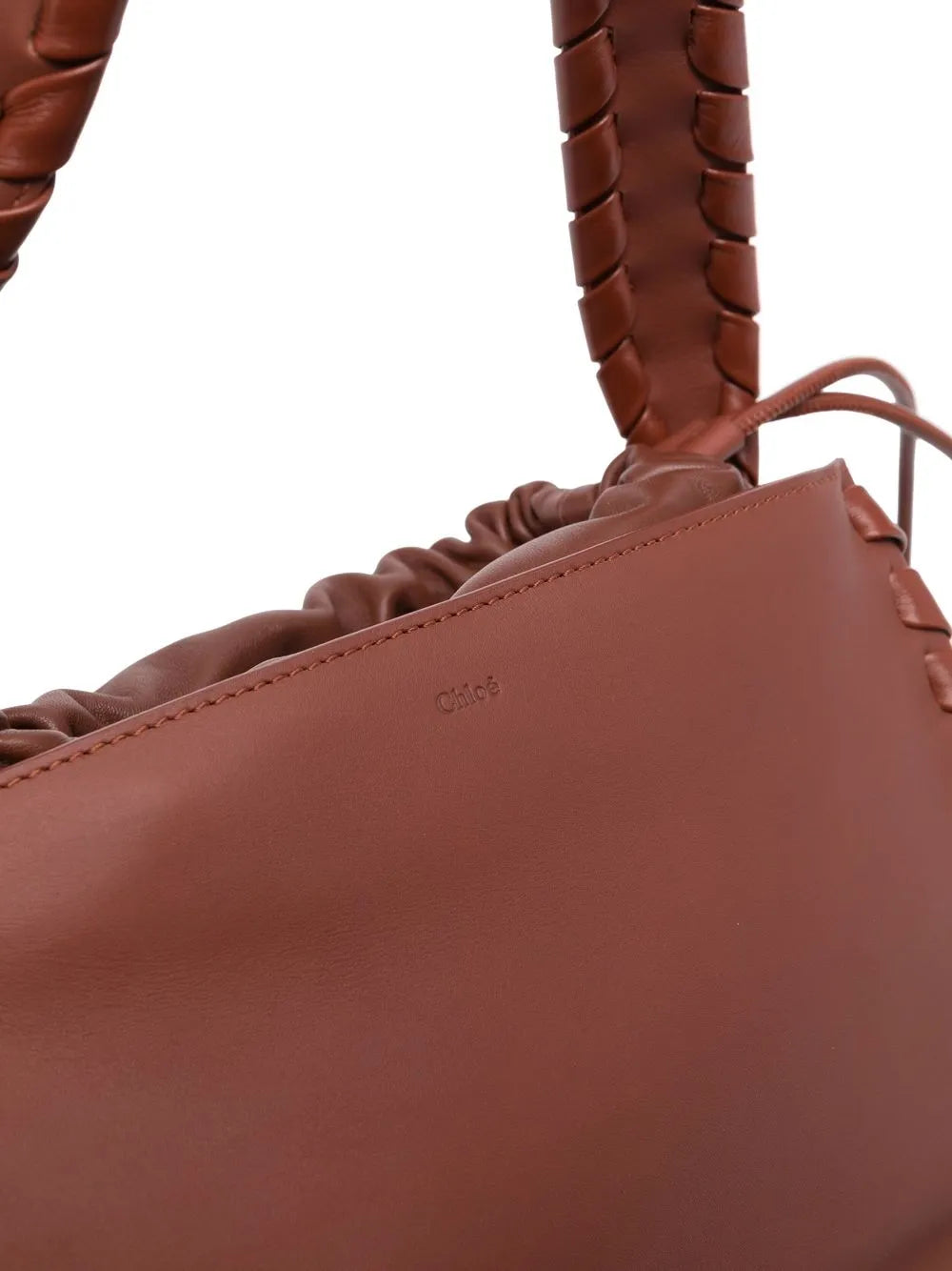 Chloe Tess Leather Shoulder Bag — Same as shown — Size One Size — Top View