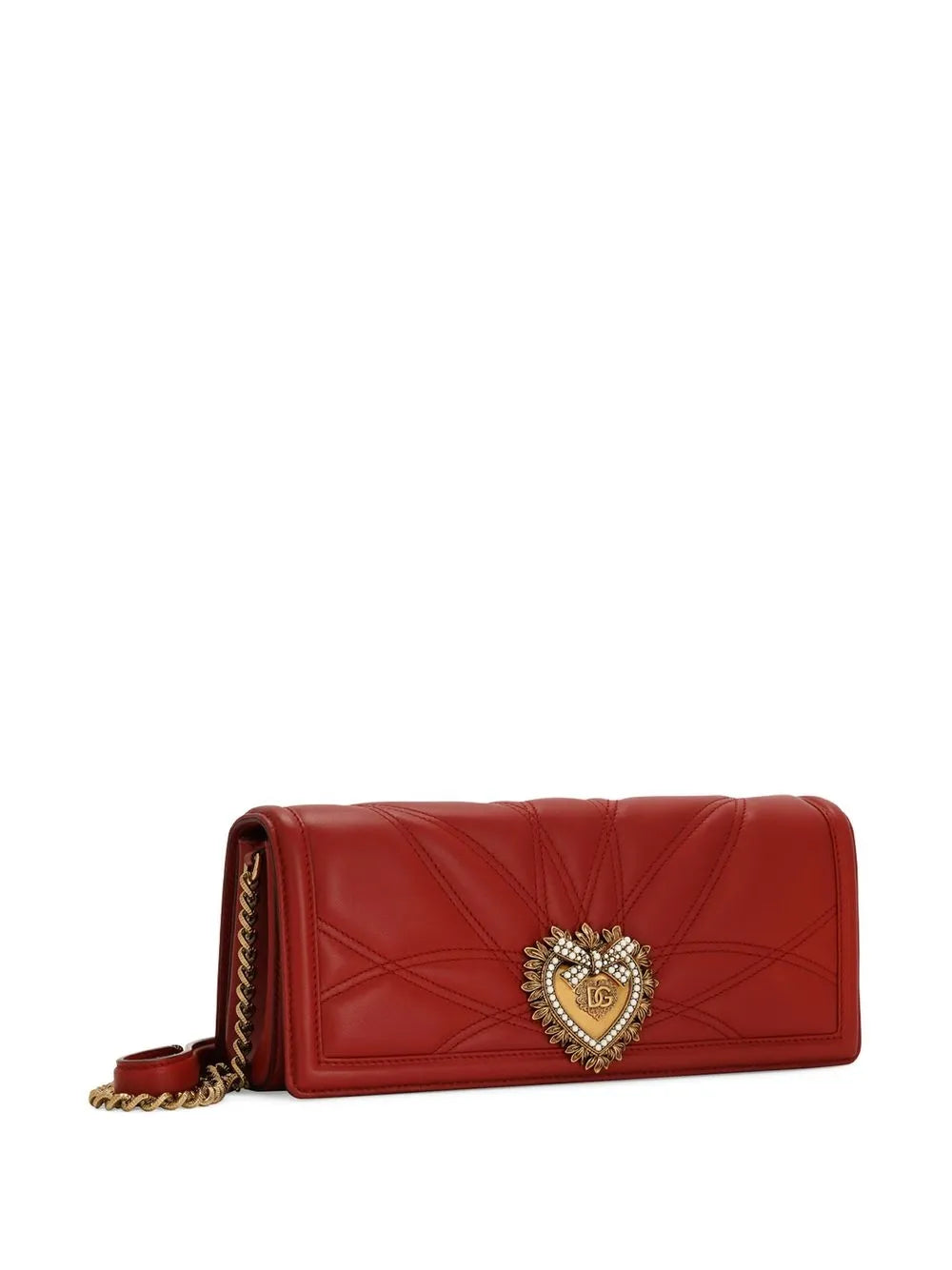 Dolce Gabbana Devotion Quilted Shoulder Bag — Same as shown — Size One Size — Top View
