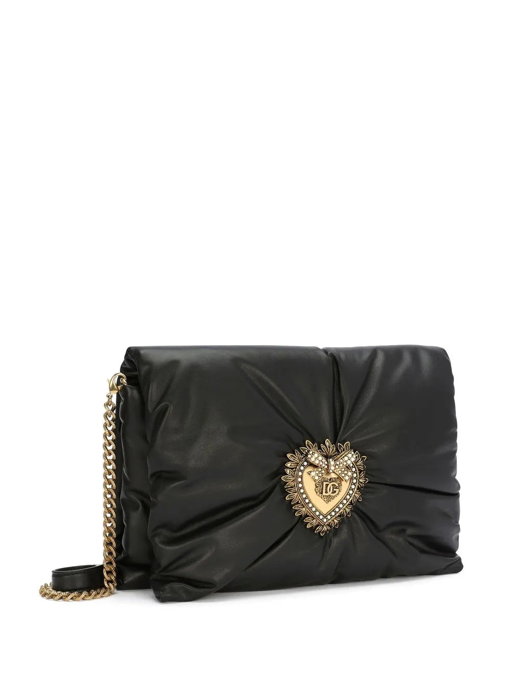 Dolce Gabbana Medium Devotion Soft Clutch — Same as shown — Size One Size — Top View