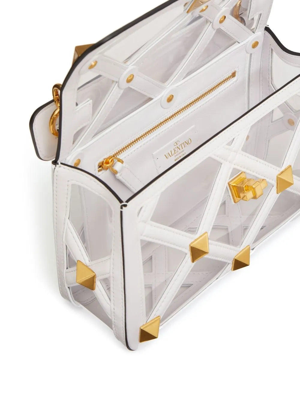 Valentino Garavani Medium Roman Stud Shoulder Bag — Same as shown — Size One Size — Lifestyle View