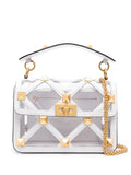 Valentino Garavani Medium Roman Stud Shoulder Bag — Same as shown — Size One Size — Front View