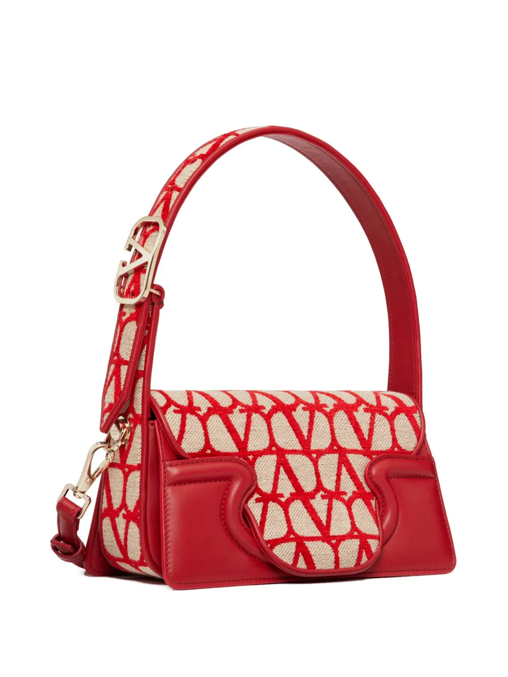 Valentino Garavani La Petit Deuxieme Toile Iconographe Shoulder Bag — Same as shown — Size One Size — Back View