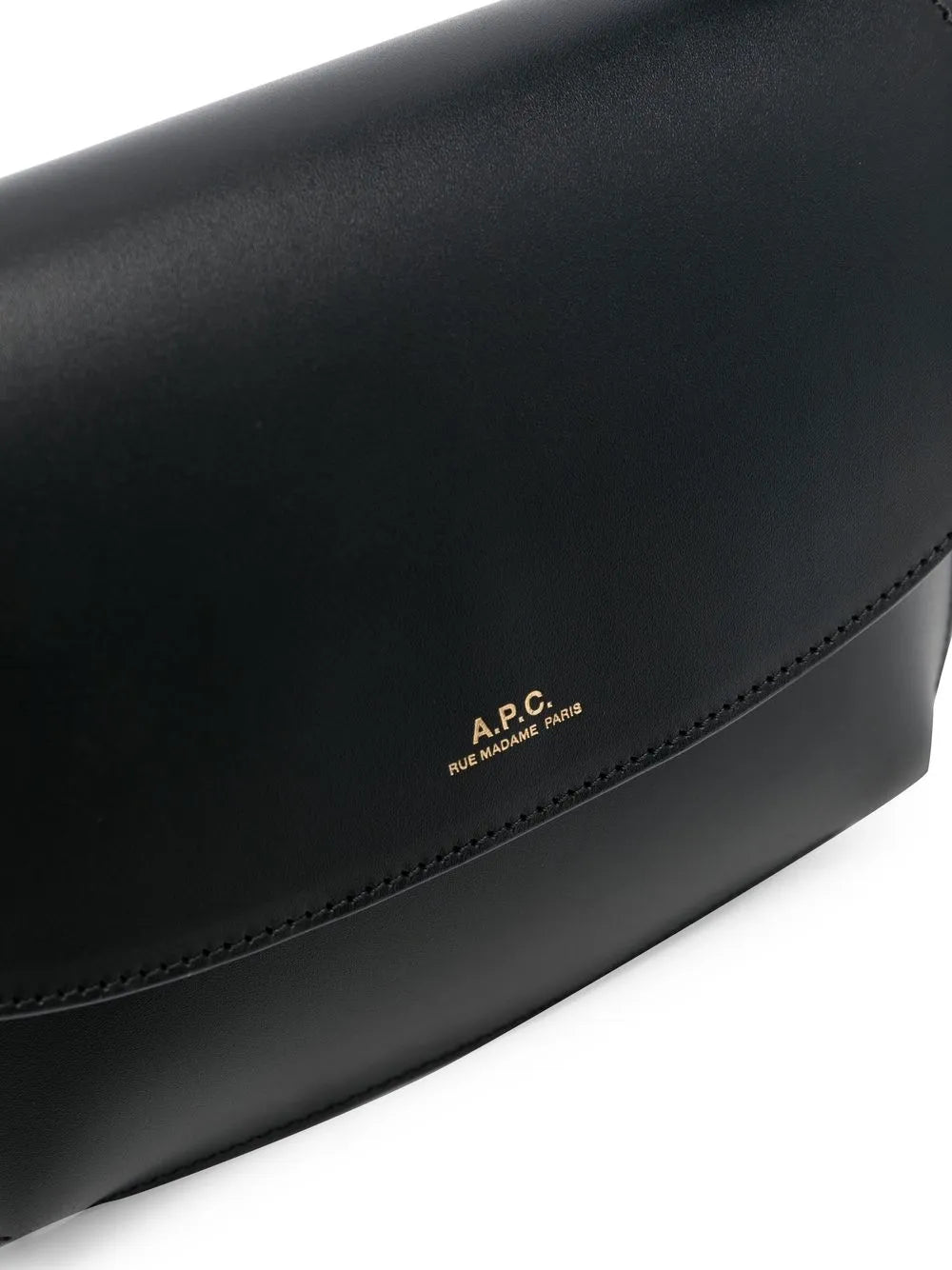 Apc Sarah Leather Shoulder Bag — Same as shown — Size One Size — Top View