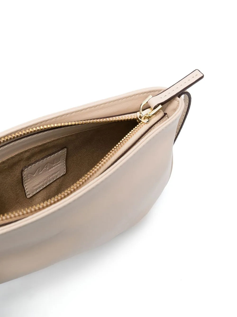 Manu Atelier Logo Detail Leather Shoulder Bag — Same as shown — Size One Size — Detail View