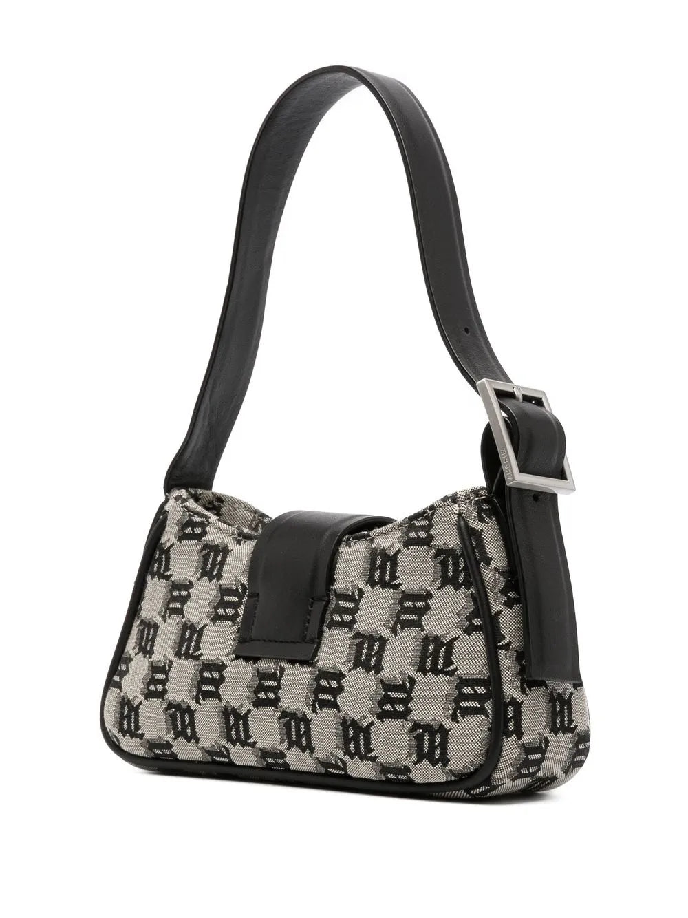 Misbhv Logo Pattern Print Shoulder Bag — Same as shown — Size One Size — Back View