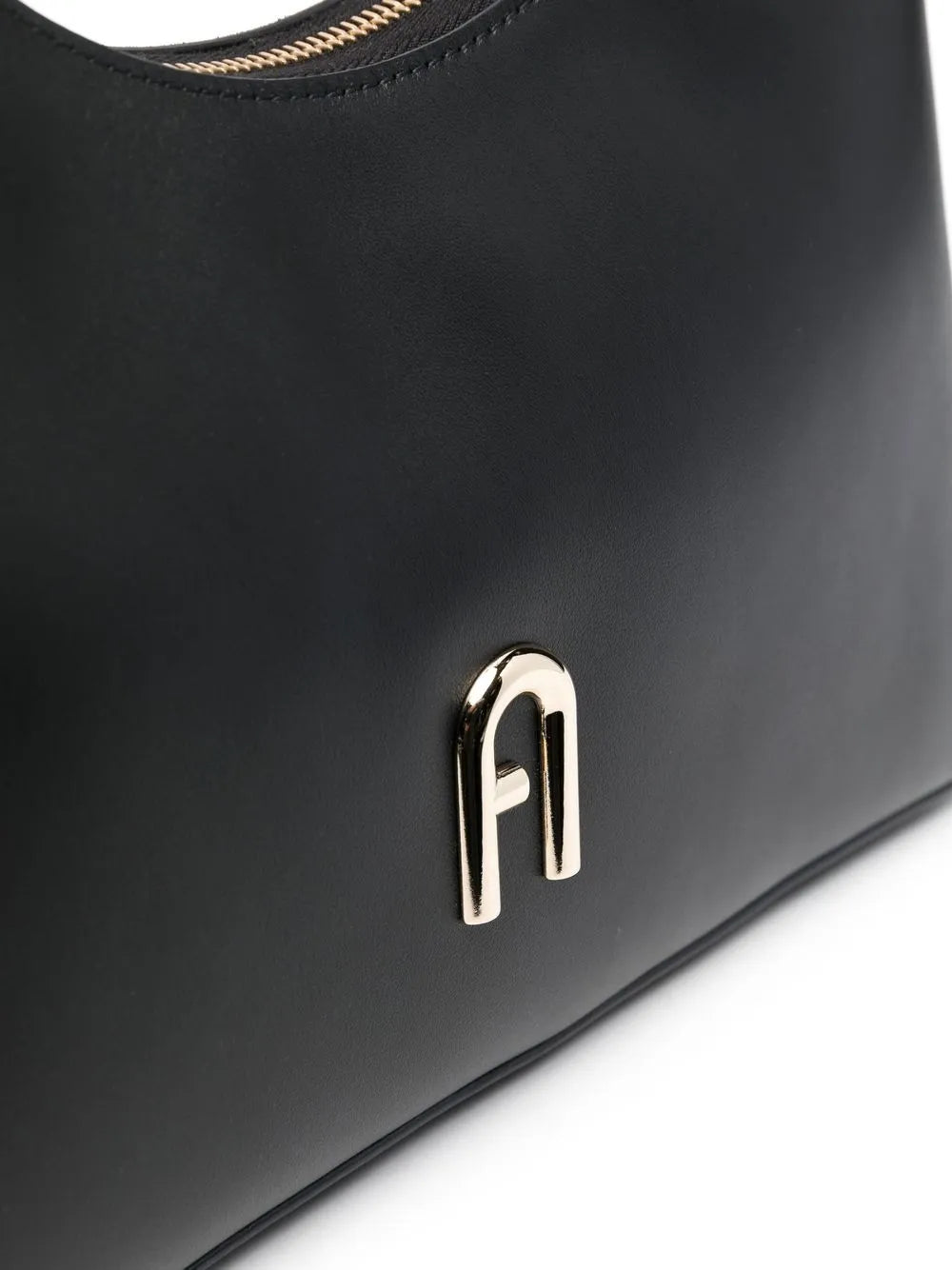 Furla Logo Plaque Leather Shoulder Bag — Same as shown — Size One Size — Top View