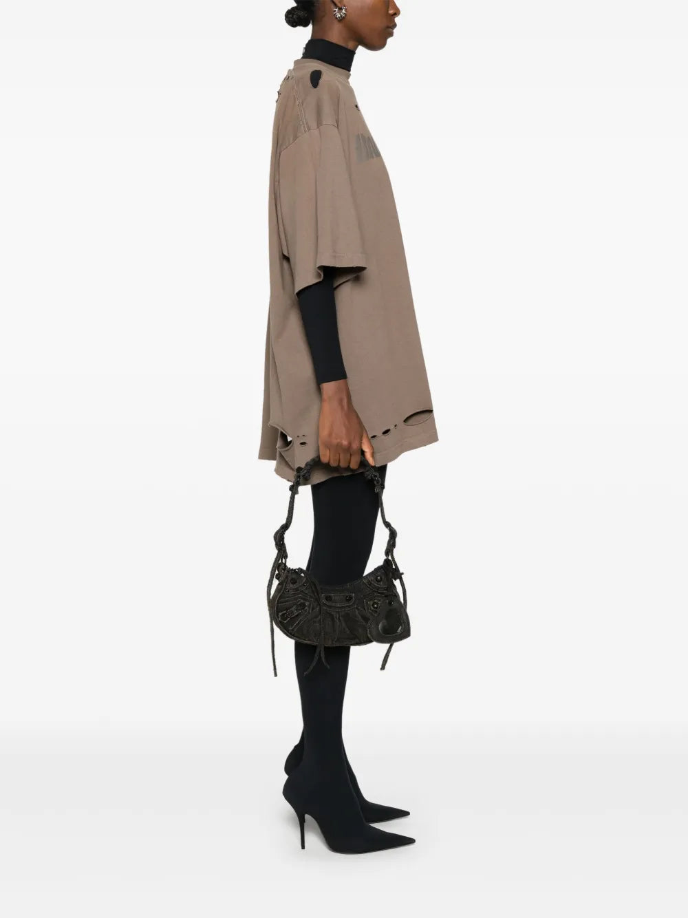 Balenciaga Xs Le Cagole Shoulder Bag — Same as shown — Size One Size — Side View