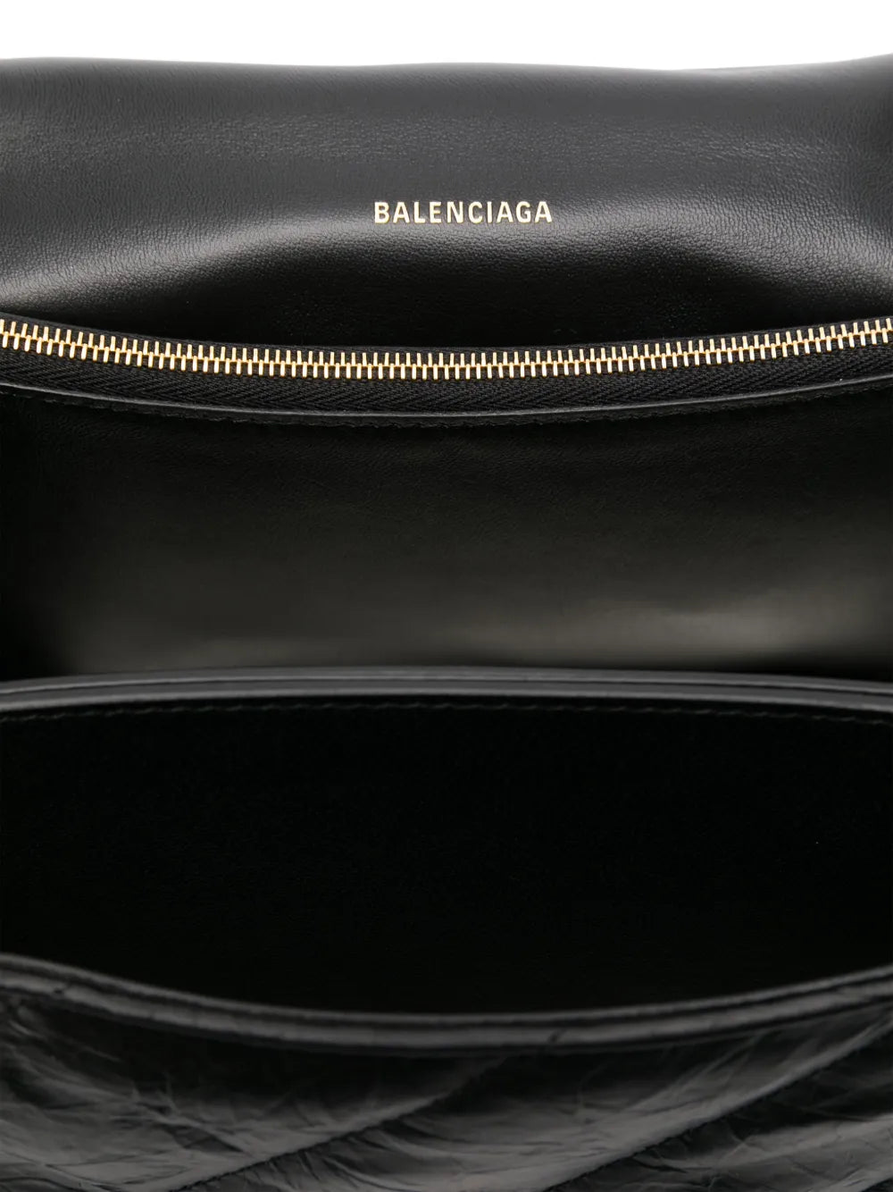 Balenciaga Crush Quilted Shoulder Bag — Same as shown — Size One Size — Detail View