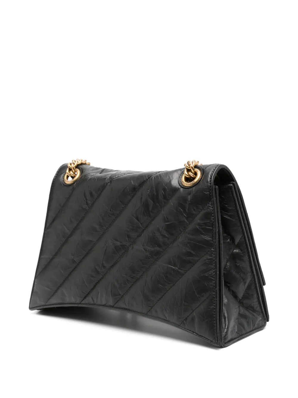 Balenciaga Crush Quilted Shoulder Bag — Same as shown — Size One Size — Back View