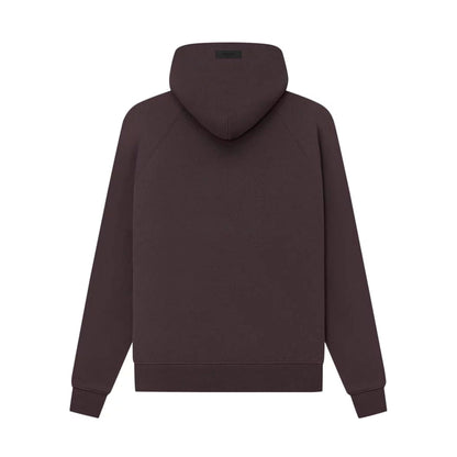 Fear of God Essentials Hoodie 'Plum' — XXS — Side View