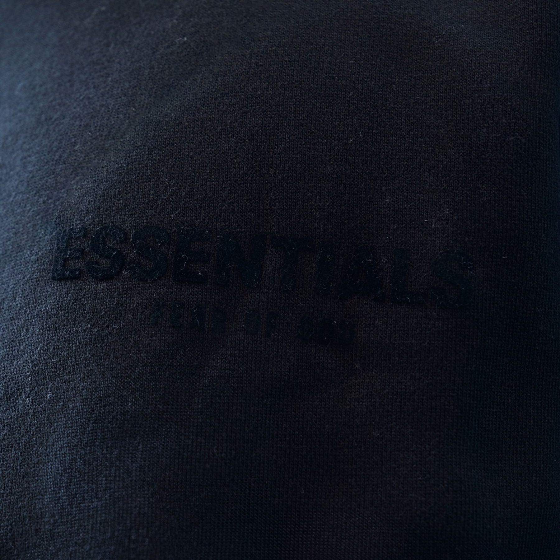 Fear of God Essentials Relaxed Hoodie 'Stretch Limo' — XXS — Top View