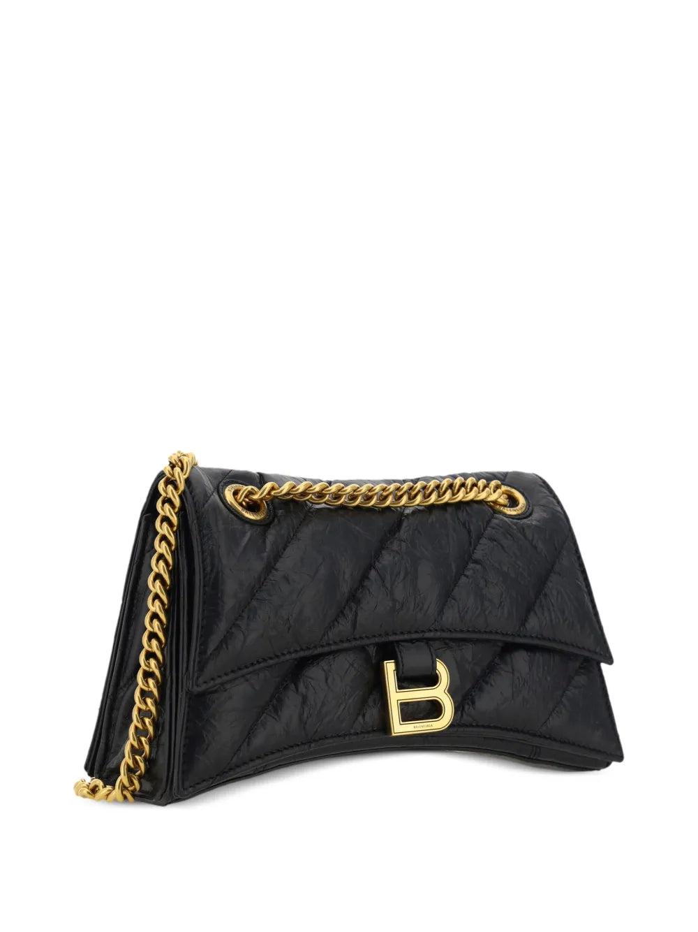 Balenciaga Hourglass S Quilted Shoulder Bag — Same as shown — Size One Size — Back View