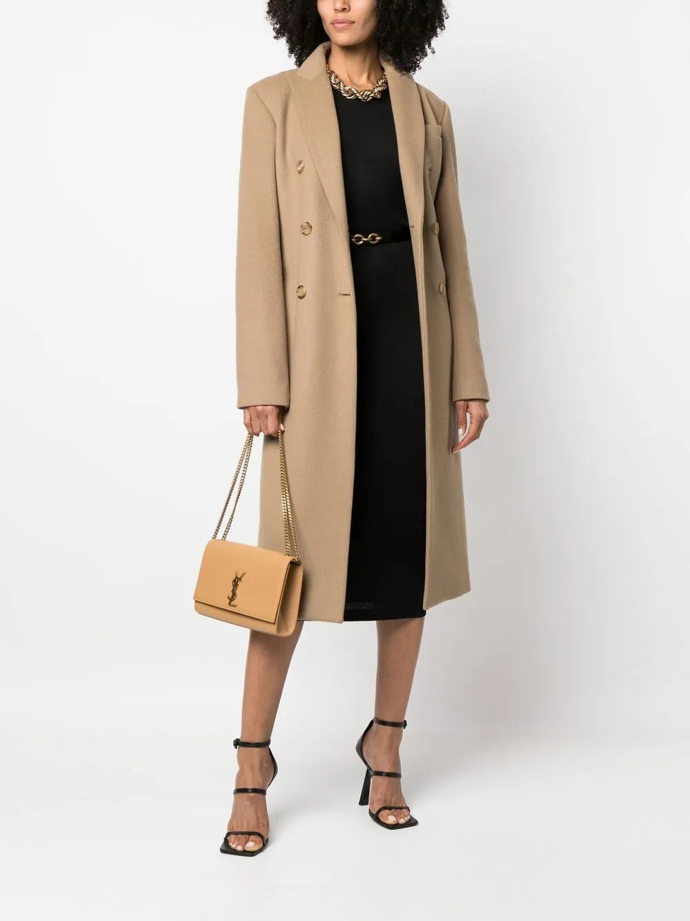 Saint Laurent Kate Leather Shoulder Bag — Same as shown — Size One Size — Side View