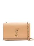 Saint Laurent Kate Leather Shoulder Bag — Same as shown — Size One Size — Front View