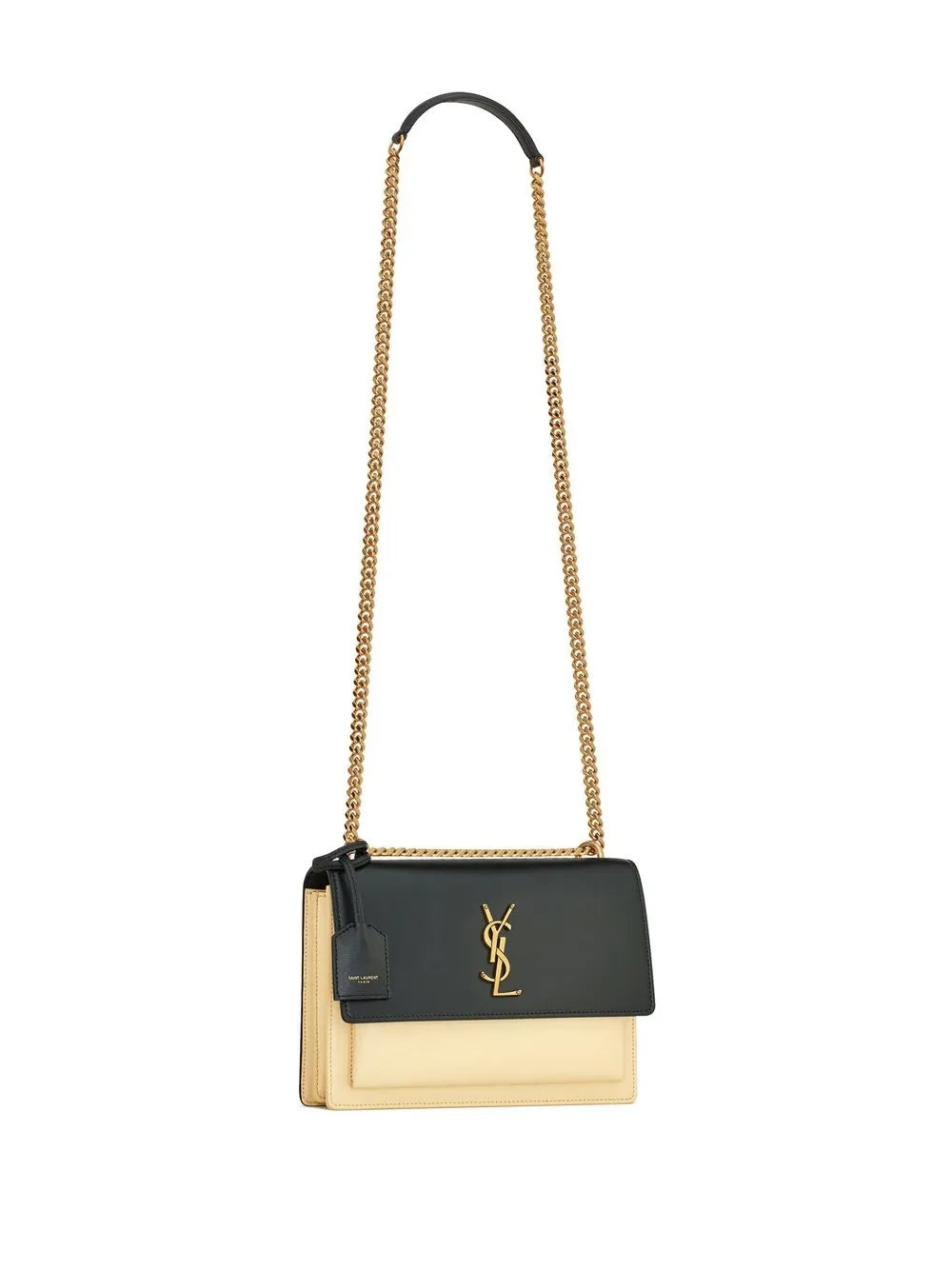 Saint Laurent Sunset Two Tone Shoulder Bag — Same as shown — Size One Size — Back View