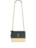 Saint Laurent Sunset Two Tone Shoulder Bag — Same as shown — Size One Size — Front View
